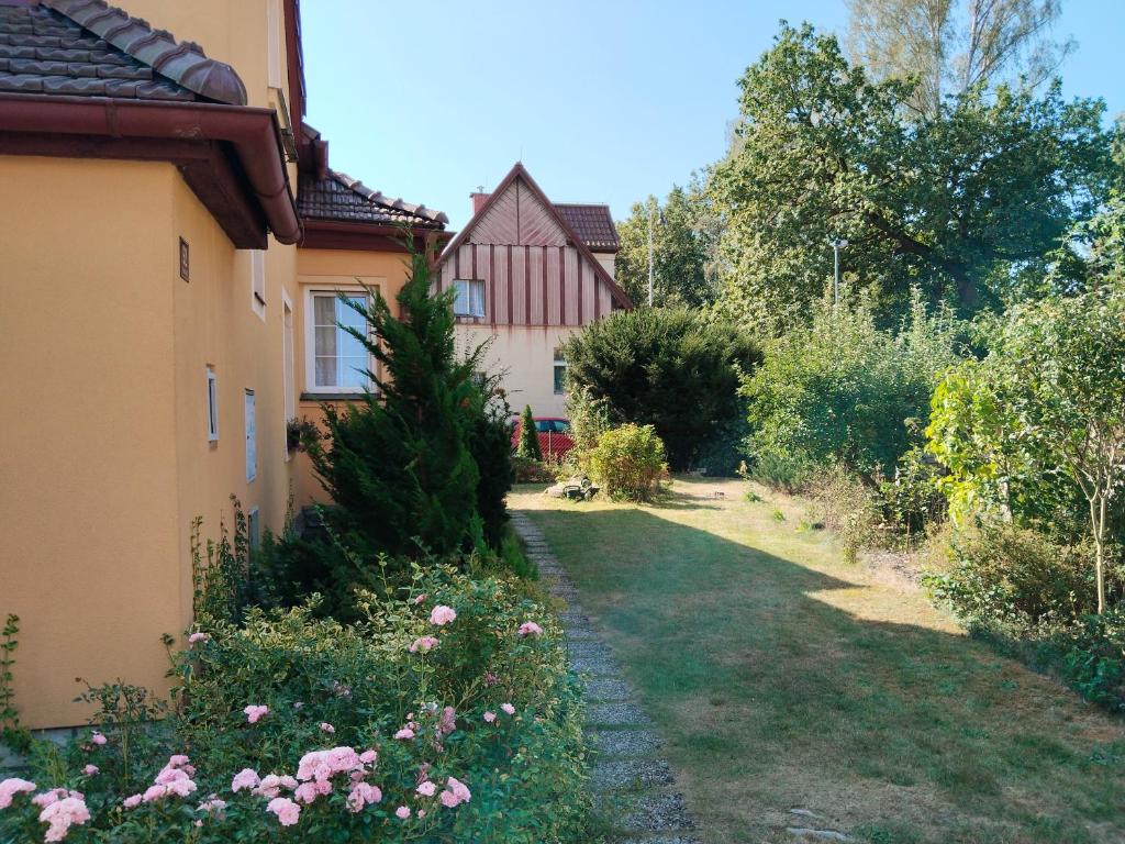 Zahrada ubytování Apartmán Marta