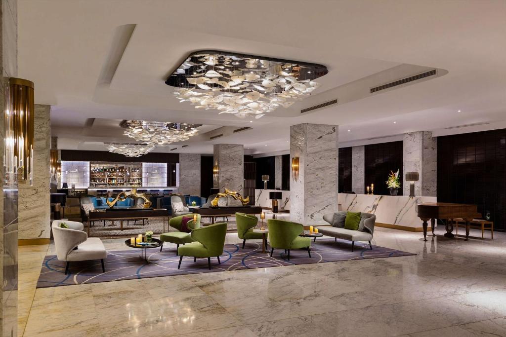 Posezení v ubytování Doubletree By Hilton Shanghai Hongqiao