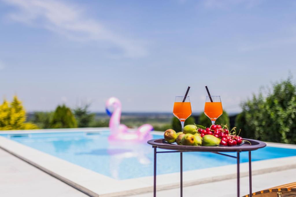Bazén v ubytovaní Holiday Home Beretinec Hills alebo v jeho blízkosti