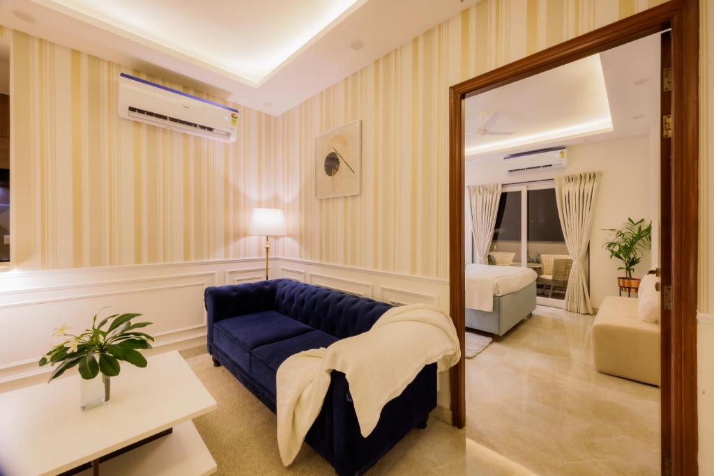 Posezení v ubytování Kyomi Service Apartments