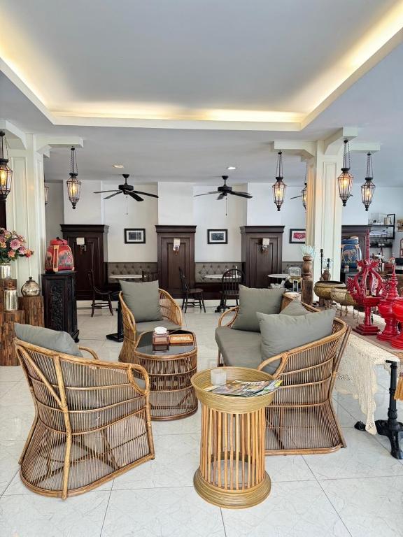 Posezení v ubytování WUA LAI Boutique Hotel Chiang Mai