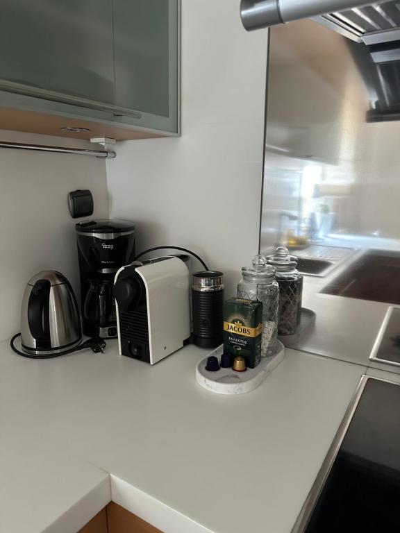 Kuchyň nebo kuchyňský kout v ubytování the ONE