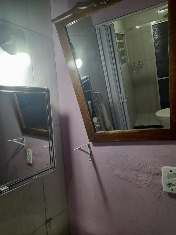 Koupelna v ubytování SL Hostel