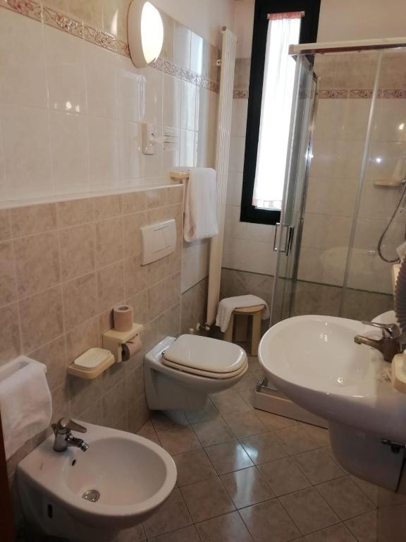 Koupelna v ubytování Hotel Gran Delta di ALBA-INVEST srl
