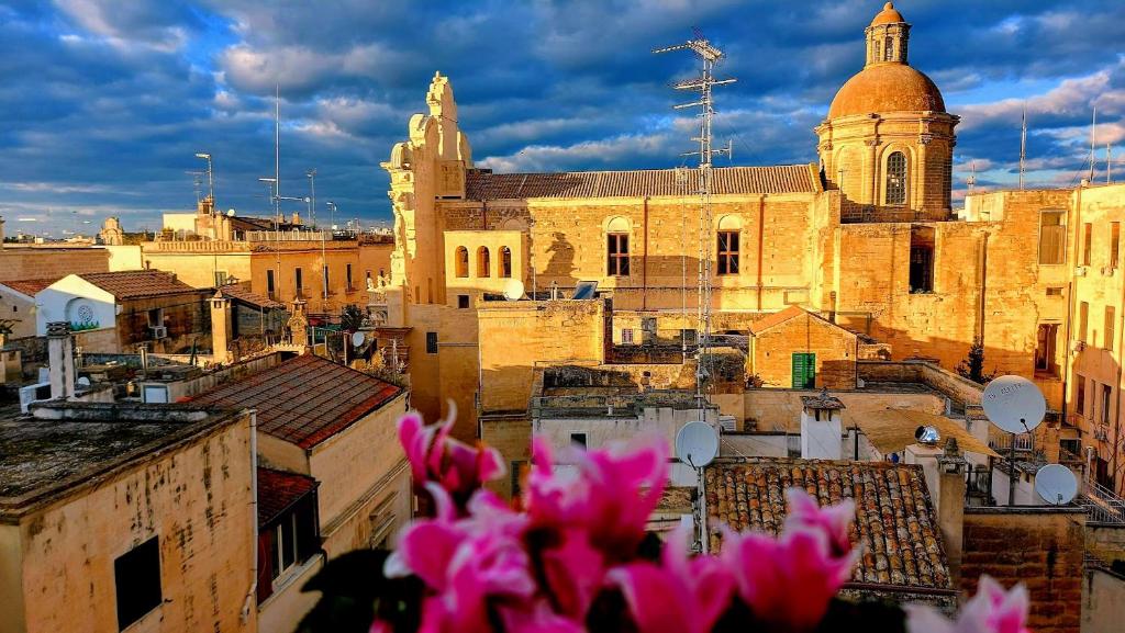 Nespecifikovaný výhled na destinaci Lecce nebo výhled na město při pohledu z bed and breakfast