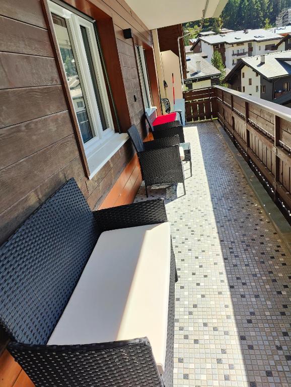 Balkón nebo terasa v ubytování Ferienwohnung Primavista