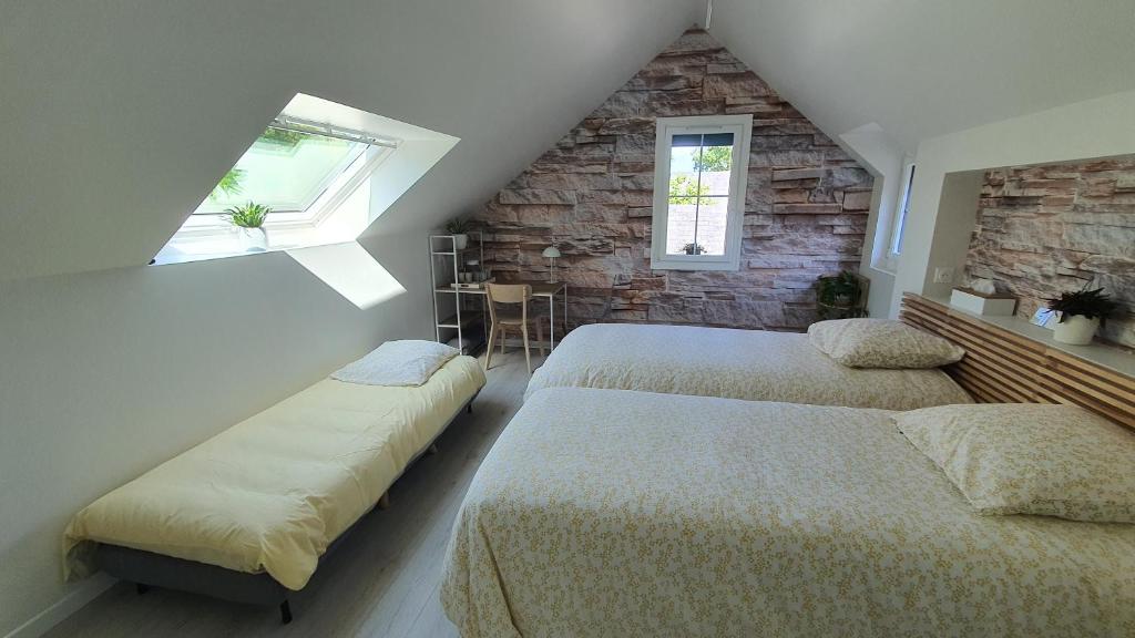 Au fil de l'eau - Habitación Doble O Twin Con Baño Privado
