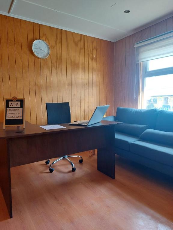 Posezení v ubytování Casa Luna natales