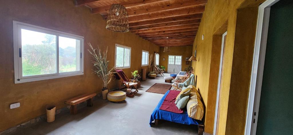 Posezení v ubytování Pomancillo Ecolodge