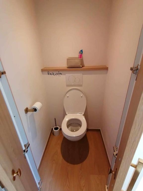 Koupelna v ubytování Une Cabane au Verger