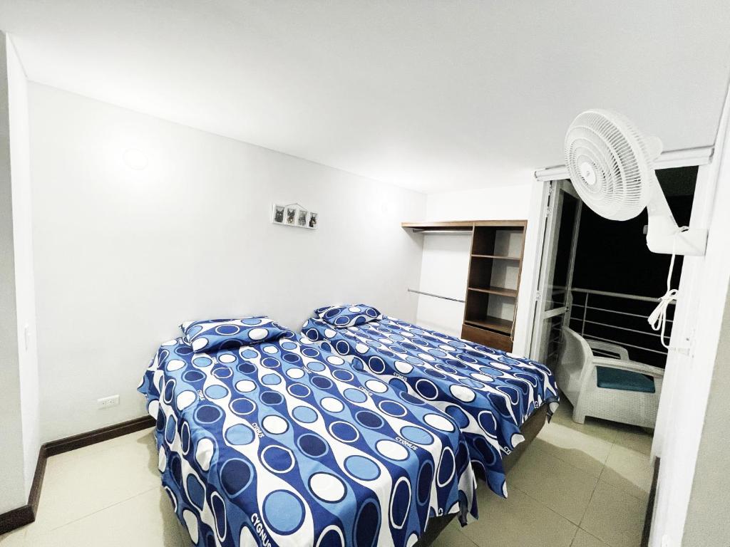 Postel nebo postele na pokoji v ubytování Espectacular apartamento en Melgar