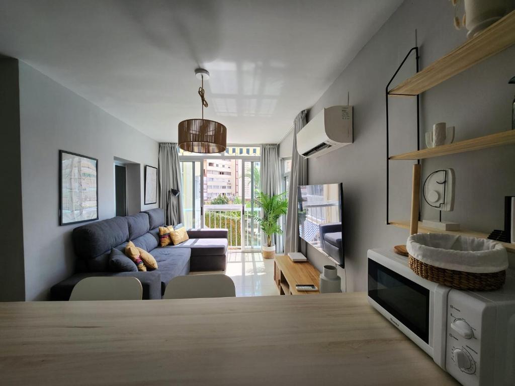 Kuchyň nebo kuchyňský kout v ubytování Apartamento Almar PLAYA DE LEVANTE