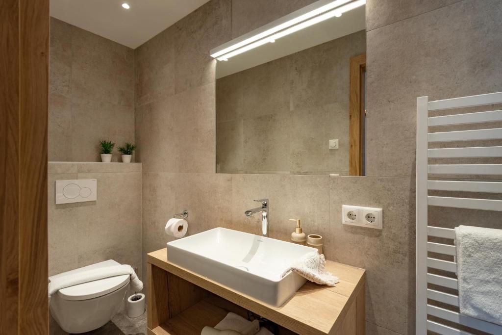 Kúpeľňa v ubytovaní Haus Rass