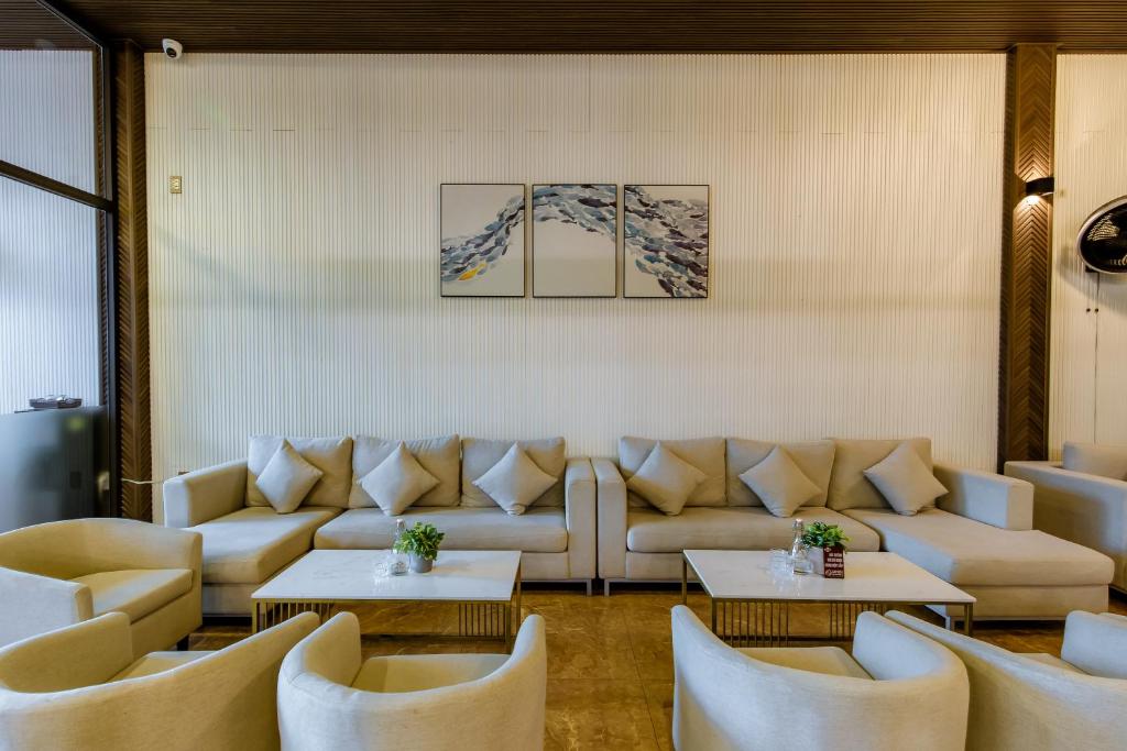Posezení v ubytování Tuấn Ninh Hotel II