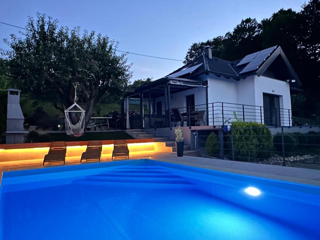 Bazén v ubytovaní Holiday Home Beretinec Hills alebo v jeho blízkosti