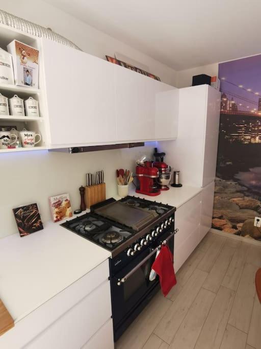 Kuchyň nebo kuchyňský kout v ubytování Rustige ruime duplex