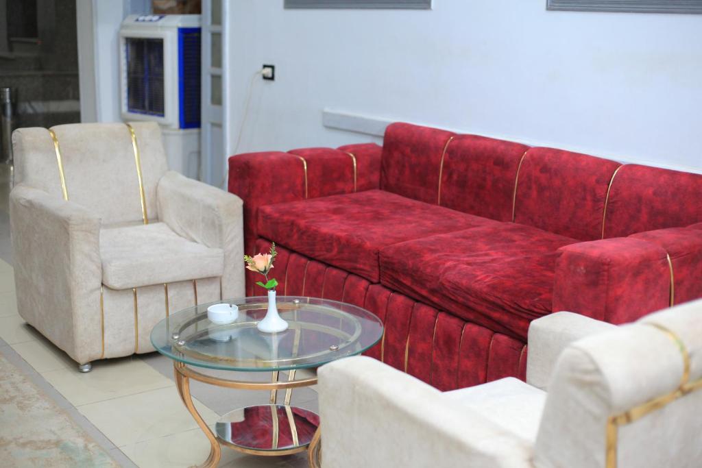 Posezení v ubytování Oscar Hotel