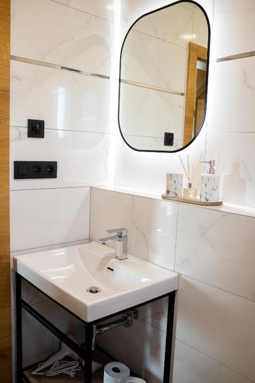 Koupelna v ubytování Apartments LFCI - Hrabušice