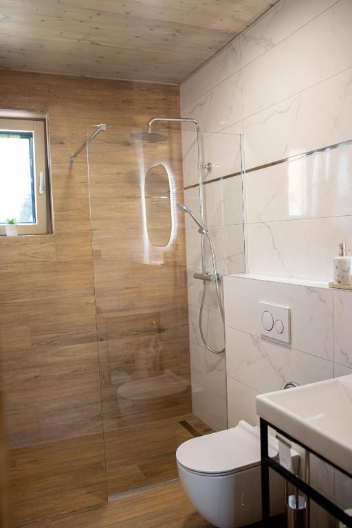 Koupelna v ubytování Apartments LFCI - Hrabušice