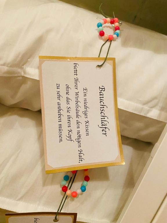Postel nebo postele na pokoji v ubytování Pension22