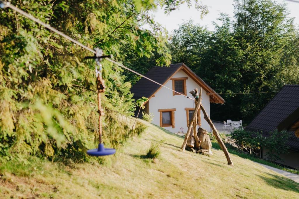 Zahrada ubytování Domki - Zajazd Zieleńska Polana