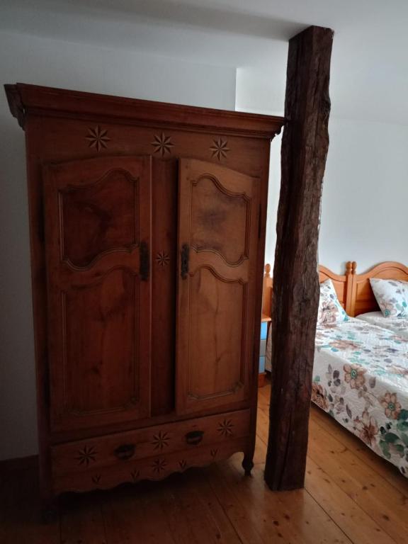 Postel nebo postele na pokoji v ubytování Hostal del Camino de Santiago