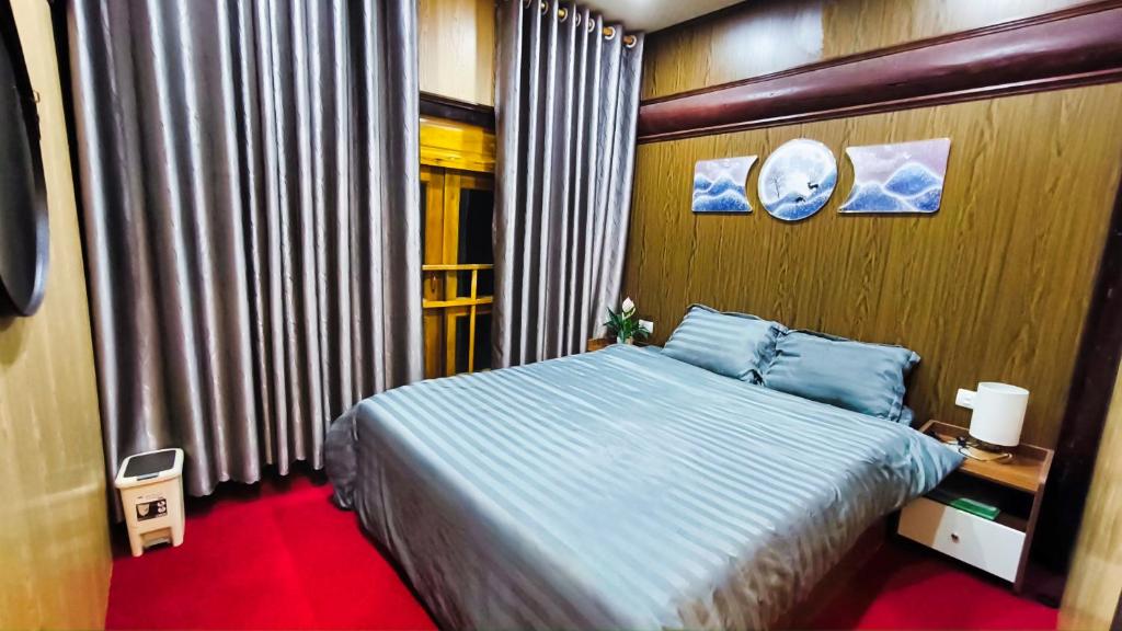 Postel nebo postele na pokoji v ubytování Sapa Garden Hostel