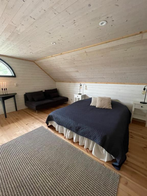 Postel nebo postele na pokoji v ubytování Utterbyn/Sirsjön