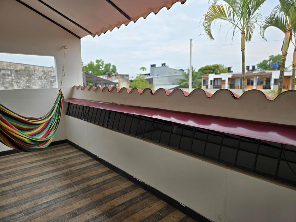 Hostel Yetawa - 豪华双人房间与阳台