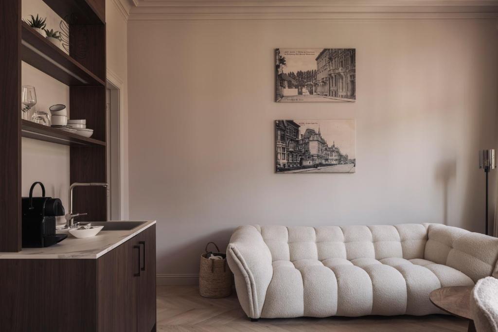 Posezení v ubytování Zurenborg Suites