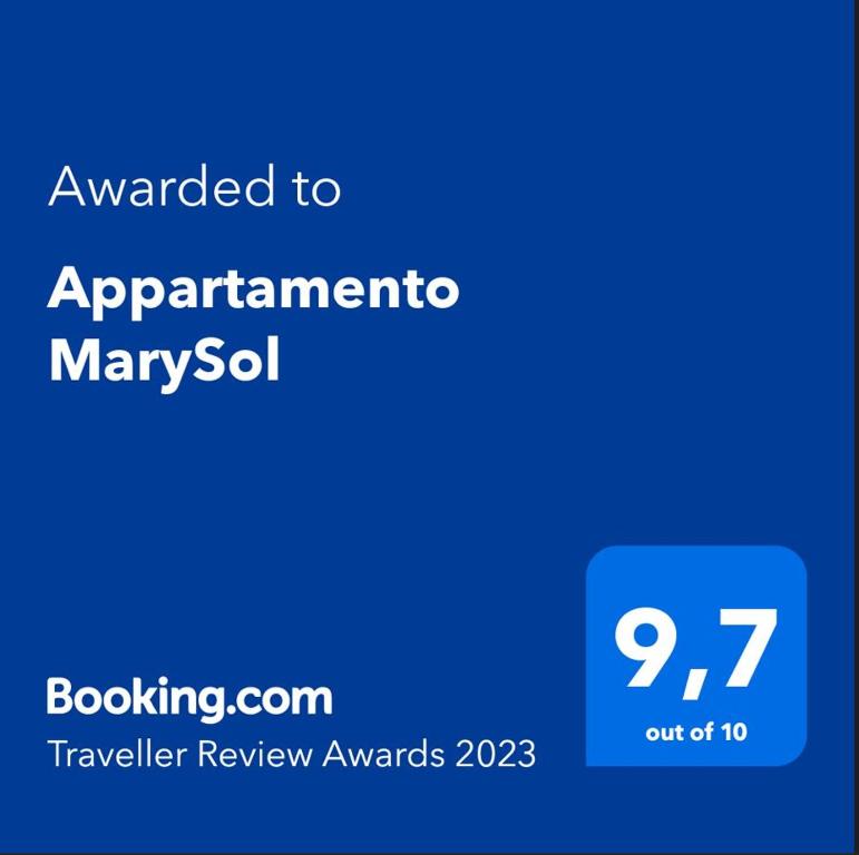 Appartamento MarySol tanúsítványa, márkajelzése vagy díja