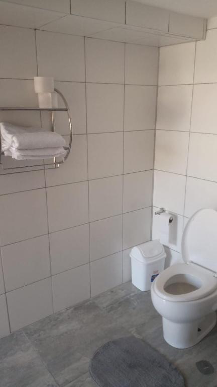 Koupelna v ubytování Inti Panqara