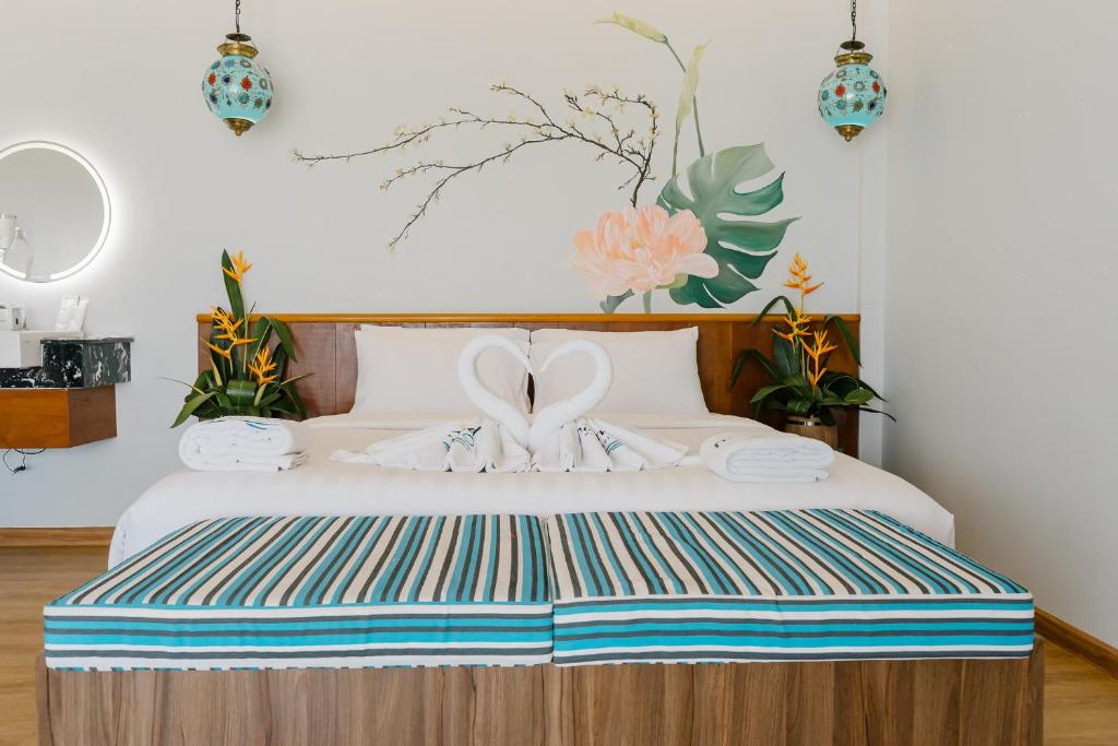 Voodi või voodid majutusasutuse Diamond Beach Resort toas