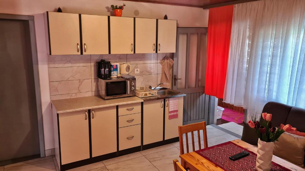 Kuchyň nebo kuchyňský kout v ubytování Holiday Home Radočaj