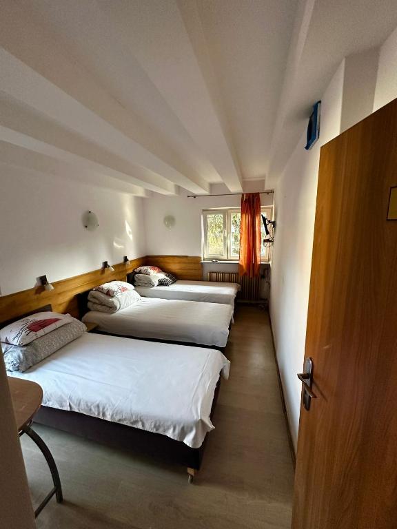 Posteľ alebo postele v izbe v ubytovaní Hostel Tolek