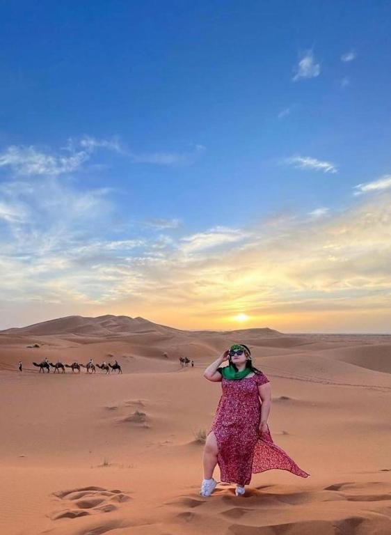 Hosté ubytování Sultana Merzouga camp