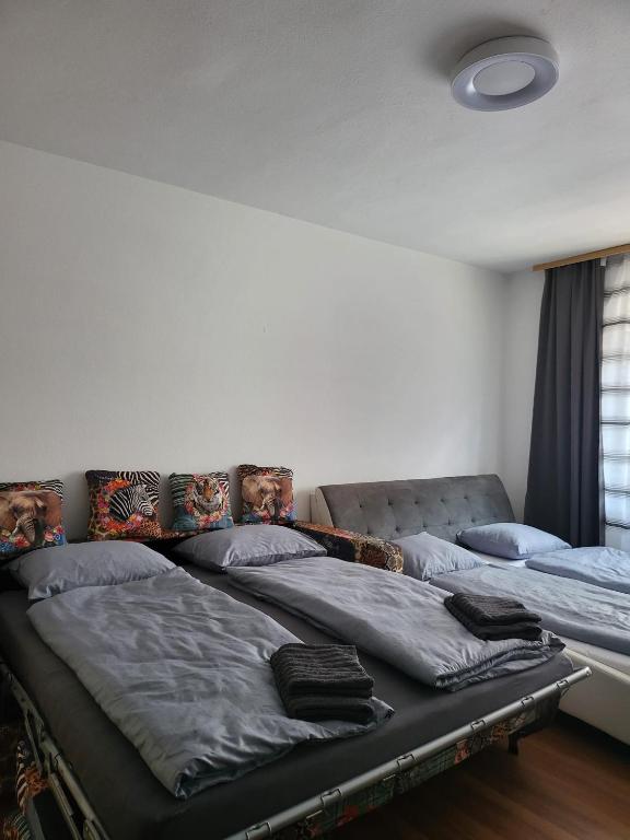 Postel nebo postele na pokoji v ubytování Maria
