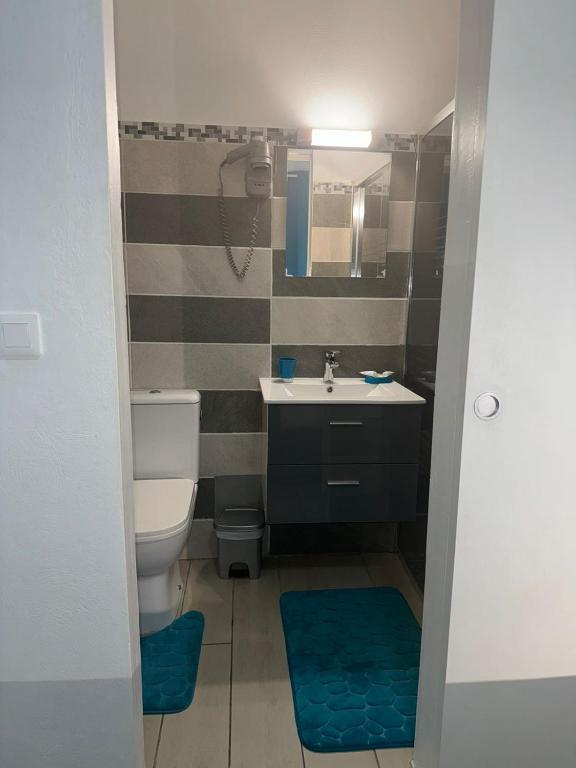 Koupelna v ubytování Bungalow de charme