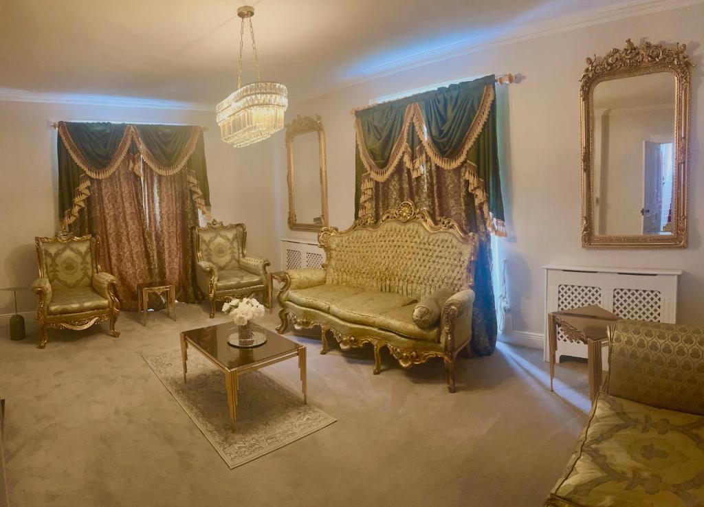 Posezení v ubytování Skryne Castle