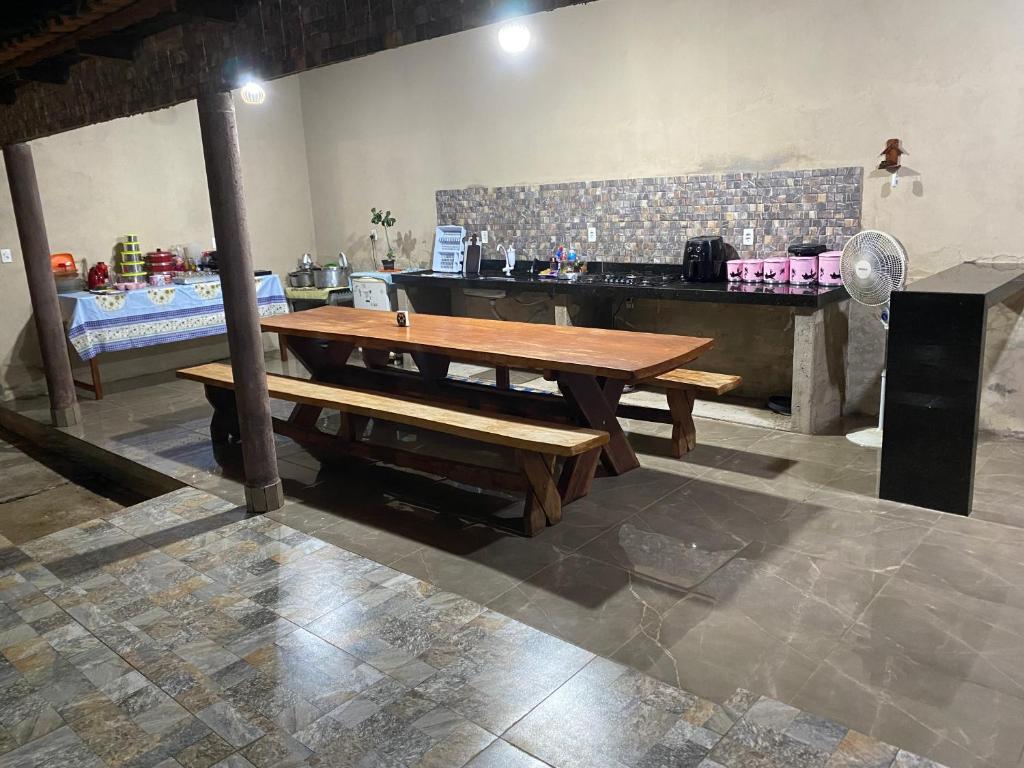 Kuchyň nebo kuchyňský kout v ubytování Casa Love