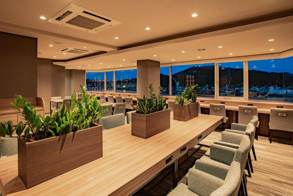 Restaurace v ubytování Onomichi Royal Hotel