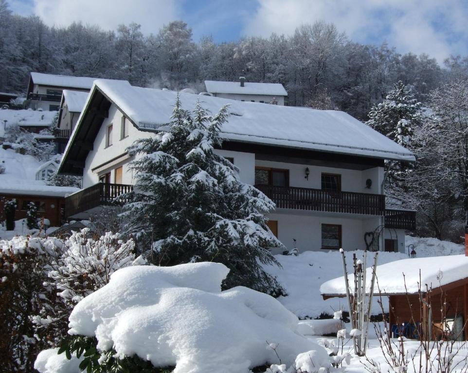 Haus Mittelberg v zimě