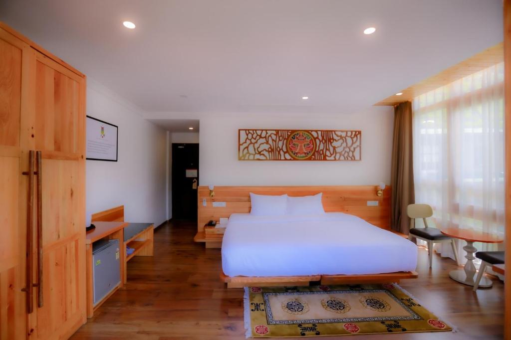 Phuntsho Khangsar Hotel - Camera Superior Matrimoniale/Doppia Con Letti Singoli Con Vista Città