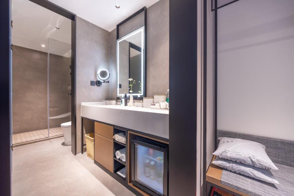 Koupelna v ubytování Atour Hotel Changsha Financial Center Chazishan Road