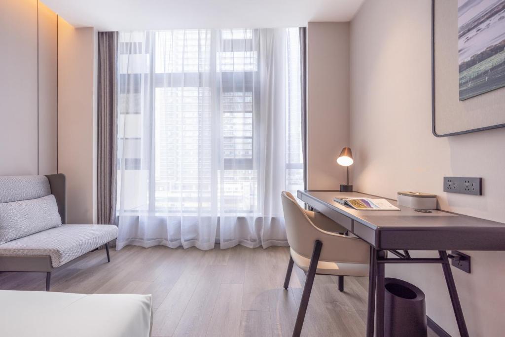 Posezení v ubytování Atour Hotel Changsha Financial Center Chazishan Road