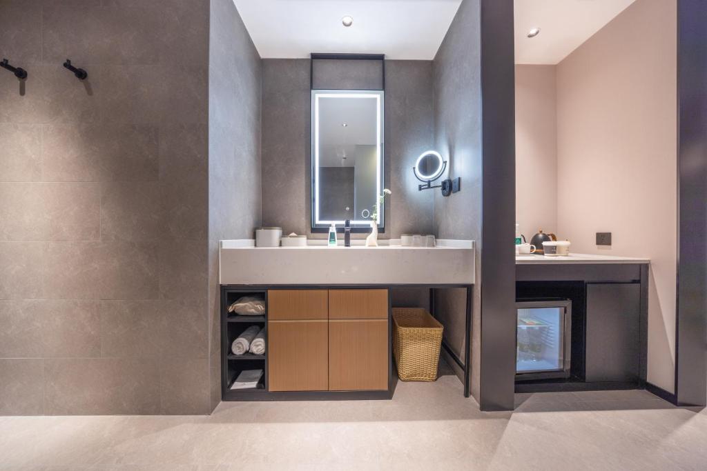Koupelna v ubytování Atour Hotel Changsha Financial Center Chazishan Road