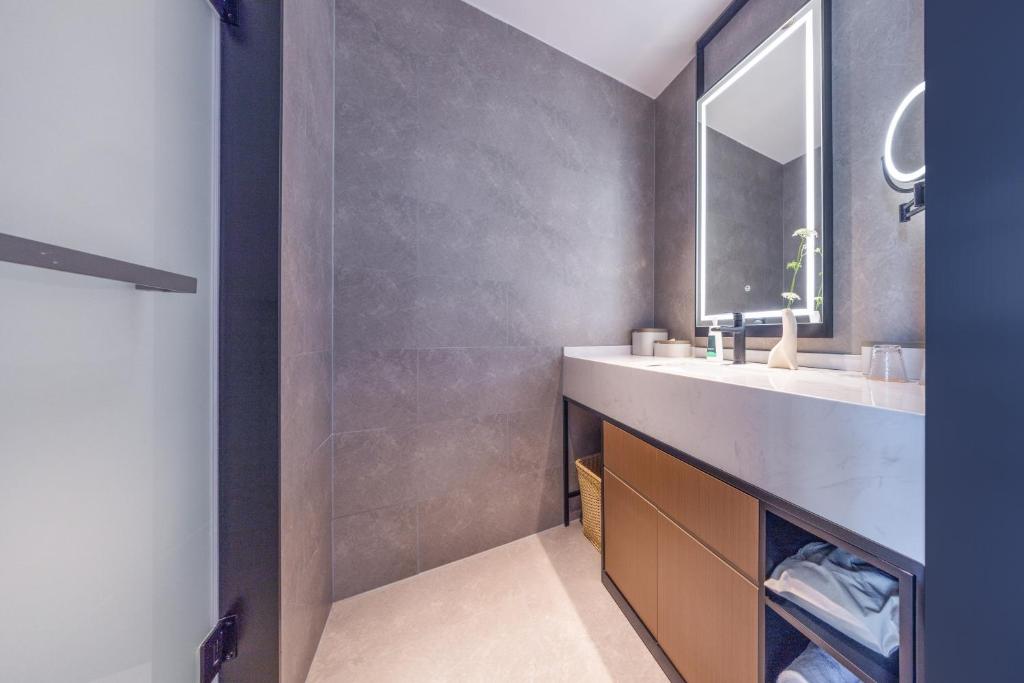 Koupelna v ubytování Atour Hotel Changsha Financial Center Chazishan Road