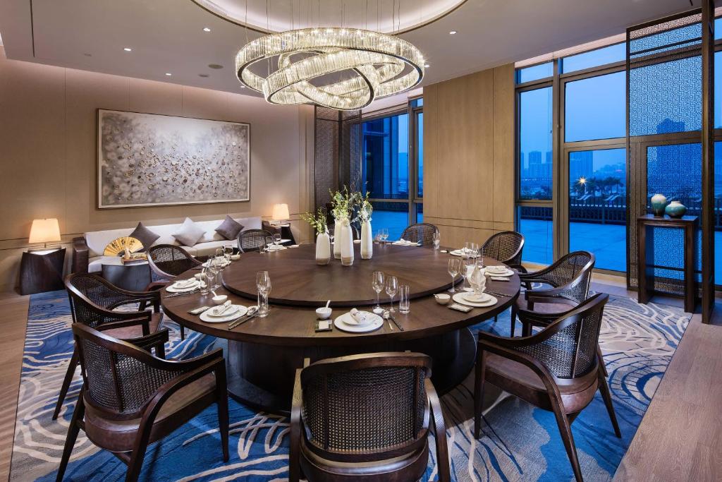 Posezení v ubytování Hilton Quanzhou Riverside