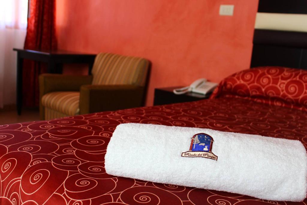 Postel nebo postele na pokoji v ubytování Hotel Posada Del Parque