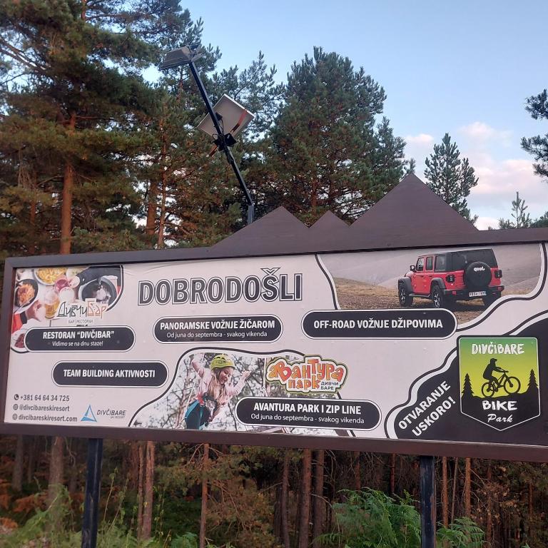 Certifikát, hodnocení, plakát nebo jiný dokument vystavený v ubytování DM apartman Divcibare
